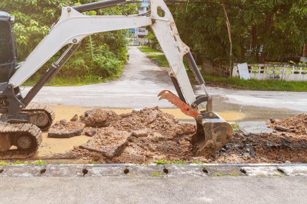 Cost of Water Line Excavation in Hamilton