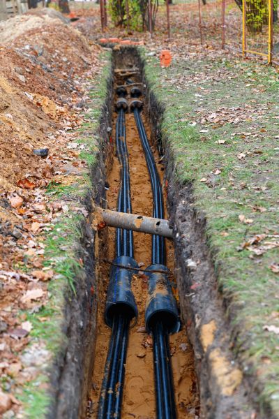 Electrical Line Excavation in Hamilton